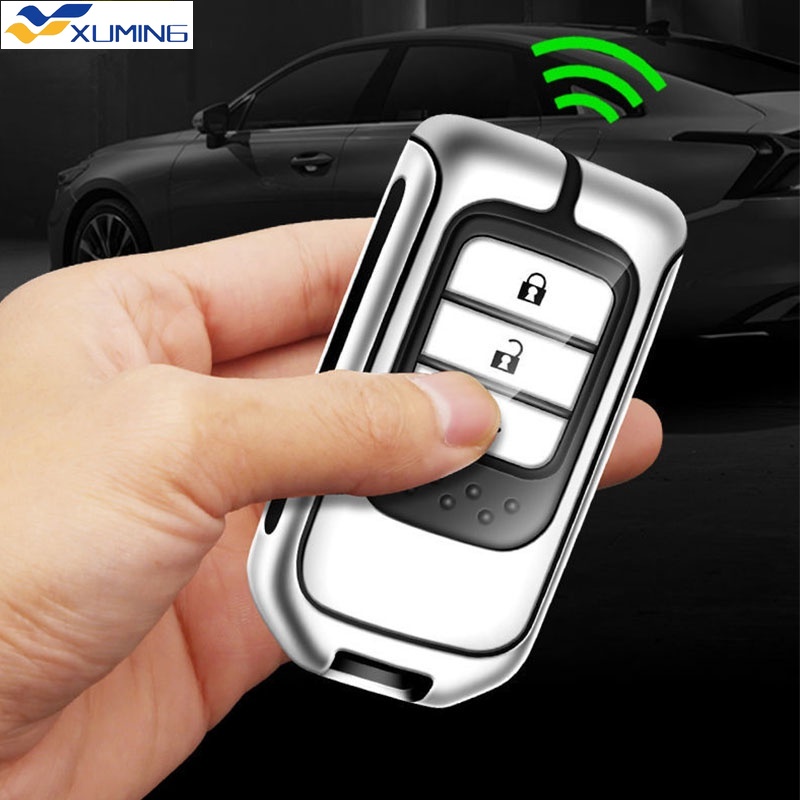 Bao Da Chìa Khóa Thông Minh Bằng Hợp Kim Kẽm Cho honda all-new city / crv / accord / civic fc 10gen 2016-2021