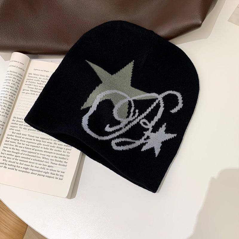 Mũ Len Dệt Kim Phong Cách hip hop Đường Phố