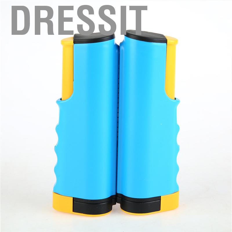 Dressit Retractable  Net Rack Fashionable Safe Wavy Edge Portable Pong Ball for Gym School