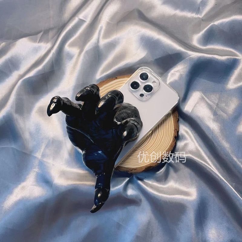 Ôp Điện Thoại Họa Tiết Bàn Tay Xấu Xí Màu Đen Chống Rơi Cho iphone 14 pro xsmax / xs / xr / se 6 / 6s / 7p / 8p Vỏ