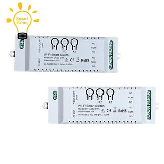 Mô-đun Công TắC wifi Thông Minh 2ch ewelink app 7-32v usb 5v 2.4g Cho alexa google home iftt