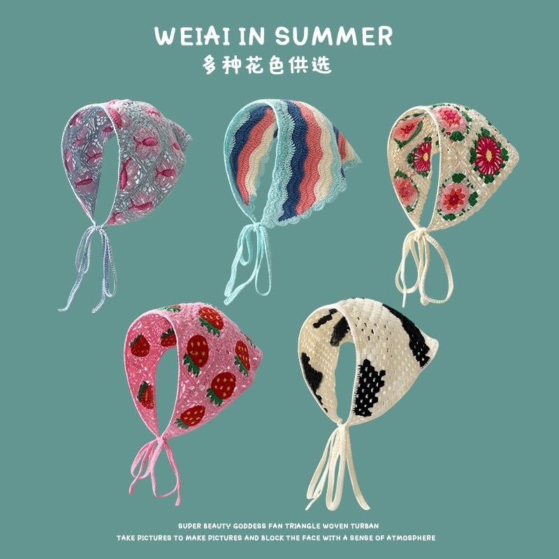 Băng Đô Cài Tóc Hình Tam Giác Phong Cách Nhật Hàn Ngọt Ngào Cho Nữ