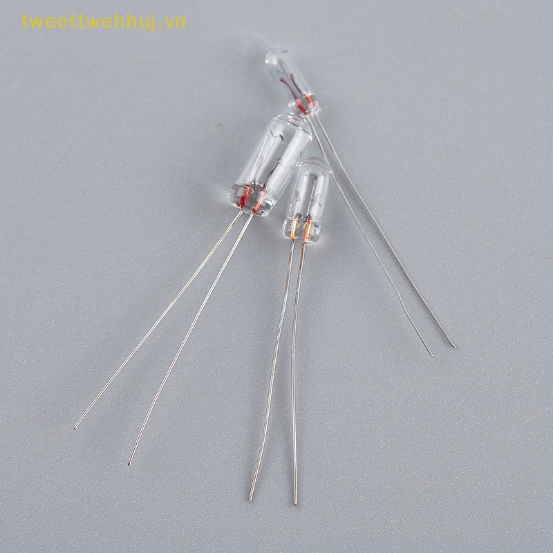 Set 10 Bóng Đèn Sợi Đốt mini 3 / 4 / 5mm 3 / 6 / 12 / 24v