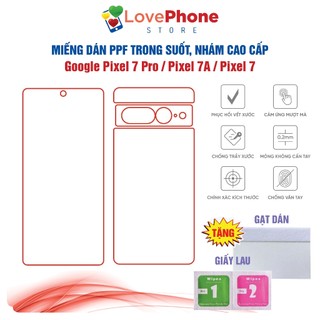 Dán PPF Google Pixel 7 Pro Pixel 7A Pixel 7 bảo vệ màn hình chống vân tay tự phục hồi vết xước - Love Phone