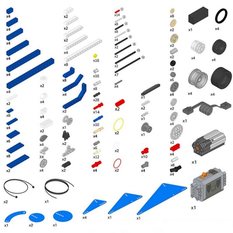Đồ chơi lắp ráp kĩ sư cơ khí 9686 Có sách In màu full thùng Chuẩn format Đan Mạch 396PCS dòng education có bảo hành