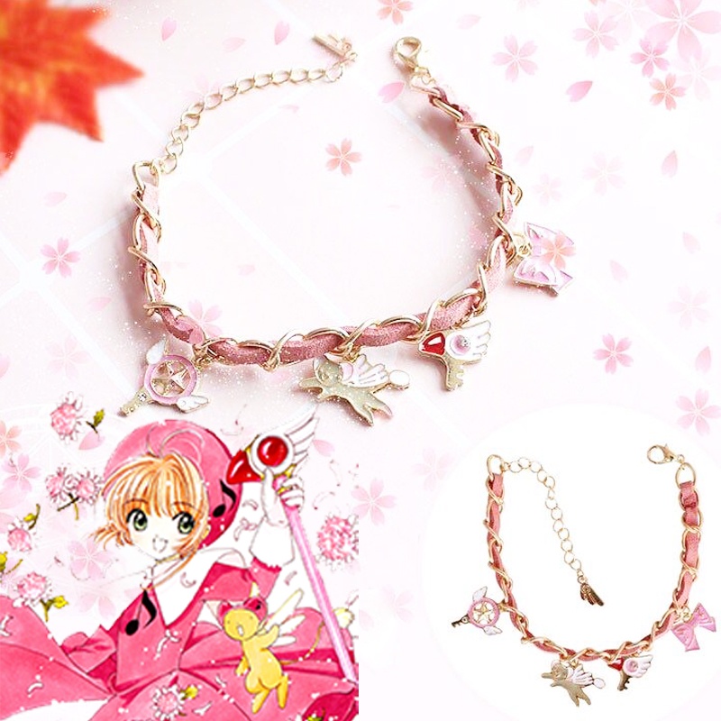 Vòng Tay Hóa Trang Nhân Vật Thủ Lĩnh Thẻ Bài kinomoto sakura Dễ Thương