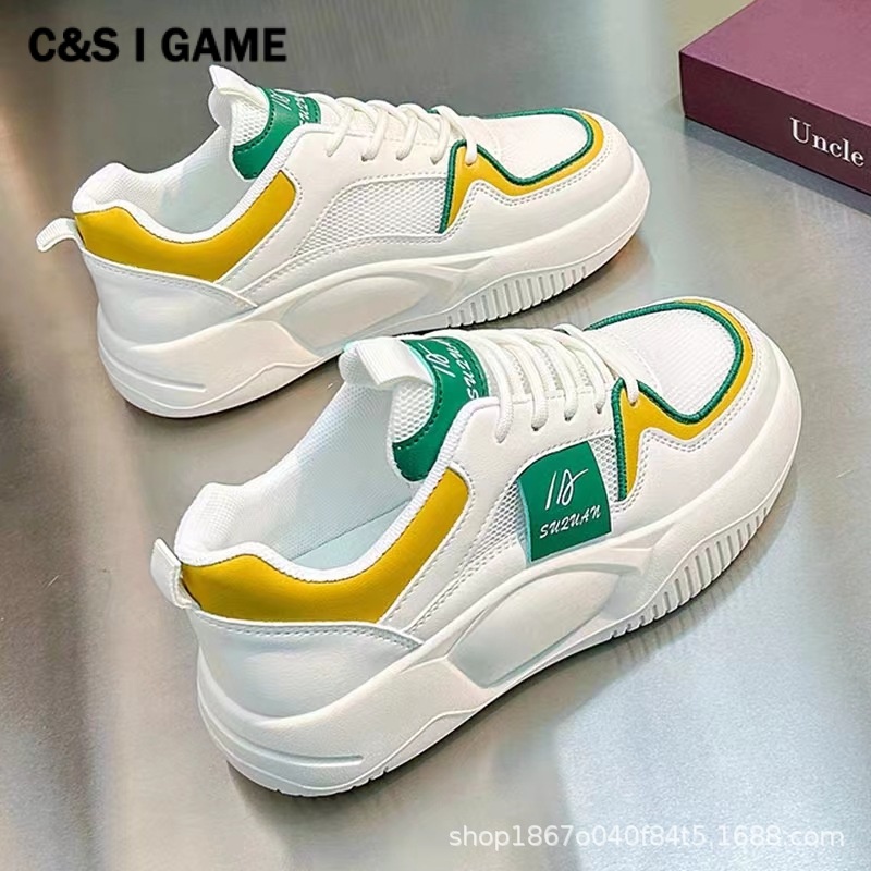 C＆S  Giày thể thao giày nữ giày bánh mì nữ đế cao 2023 Siêu Mềm Xinh Xắn FYD2390QHX 37Z230912