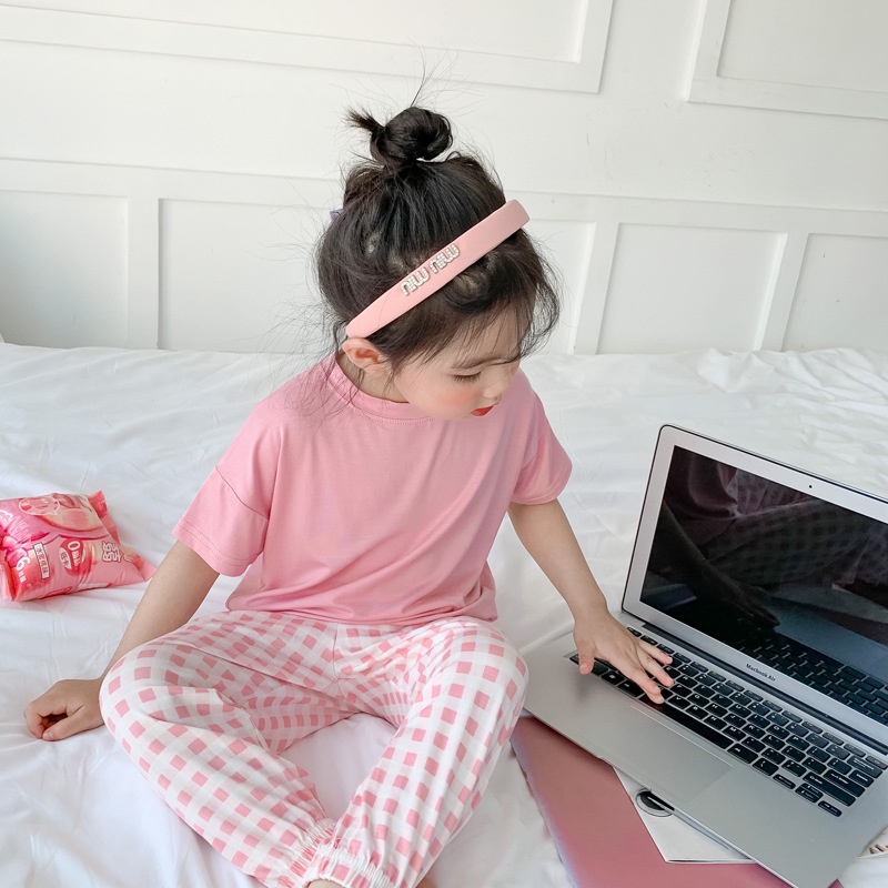 Bộ Đồ Ngủ Mặc Nhà Thoáng Mát Xinh Xắn Cho Bé