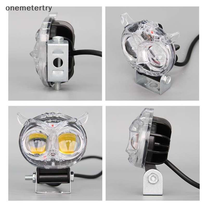 Đèn led Gắn Ống Kính Hai Màu Trắng Và Vàng Cho Xe Hơi