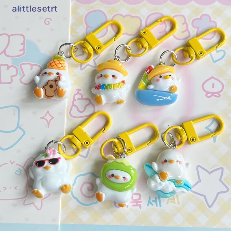 Móc Chìa Khóa Xe Hơi / Túi Xách / Điện Thoại Hình Chú Vịt Dễ Thương Dùng Làm Quà Tặng Cho Bạn Gái vn