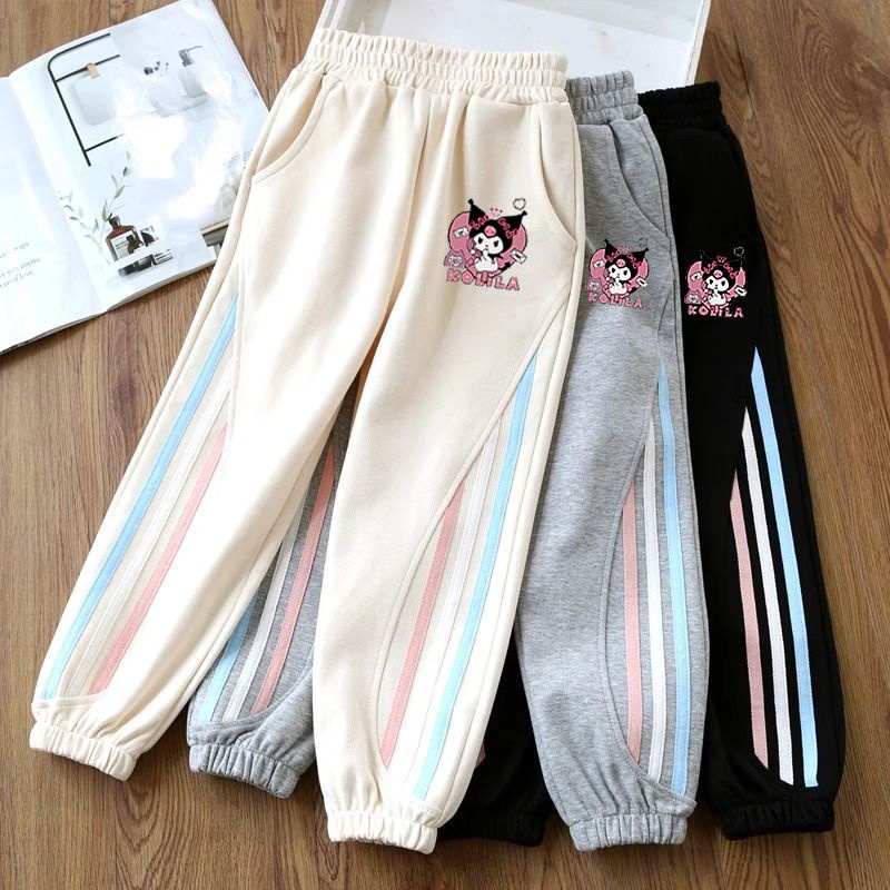 Quần Dài Thể Thao Phong Cách kuromi Thời Trang Xuân Thu Mới Dành Cho Bé Gái