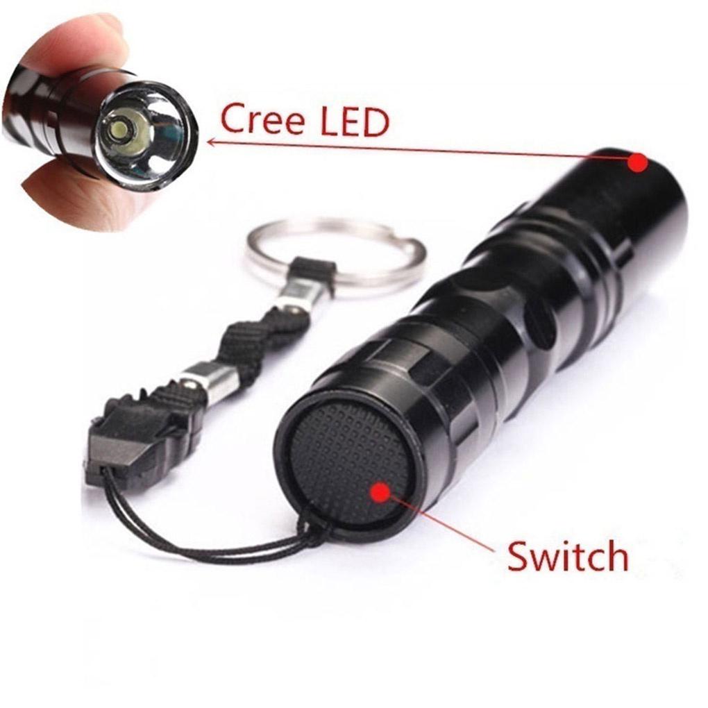 Đèn pin cầm tay bằng hợp kim nhôm 3W cỡ nhỏ siêu sáng