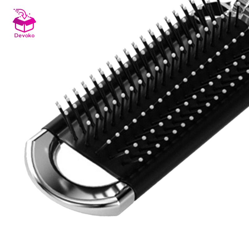 Lược Chải Tóc mini Có Gương Trang Điểm Gấp Lại Được Làm Quà Tặng / Tạo Kiểu Tóc Nhỏ Gọn / Lược Chải Tóc mini Dành Cho Bạn Nữ Khi Tập gym / Túi