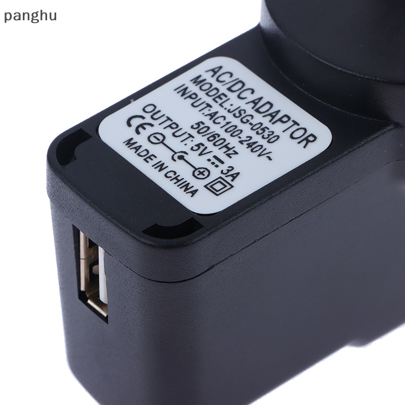 1 Cục Sạc Chuyển Đổi Nguồn Điện usb 5v 3a 100~240v ac dc 5v 3a Phích Cắm eu us au uk Tiện Dụng