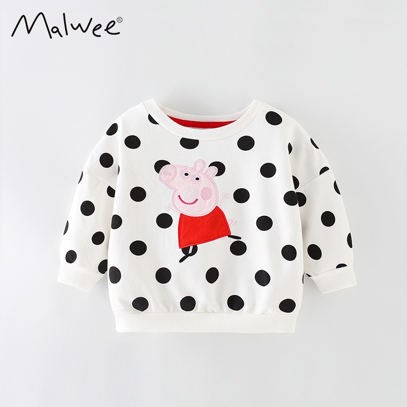 Áo Thun Dài Tay In Hình Kỳ Lân Cho Bé Gái 1-8 Tuổi