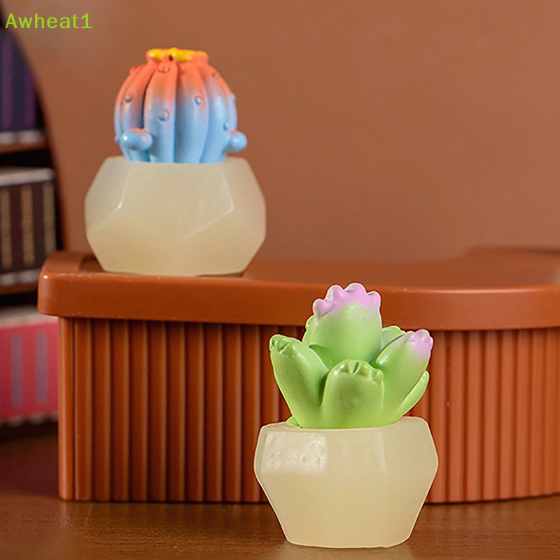 Chậu Cây Xương Rồng Mini Trang Trí Xe Hơi Mới