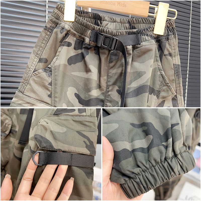 Quần Dài Họa Tiết Rằn Ri Thời Trang Mùa Thu 2023 Cho Bé Trai