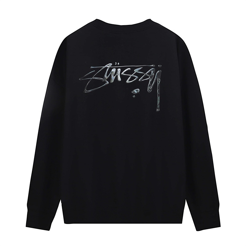Stussy Áo hoodie In logo mercury Thủy Ngân Sau Lưng Chất Lượng Cao Cho Nam Nữ