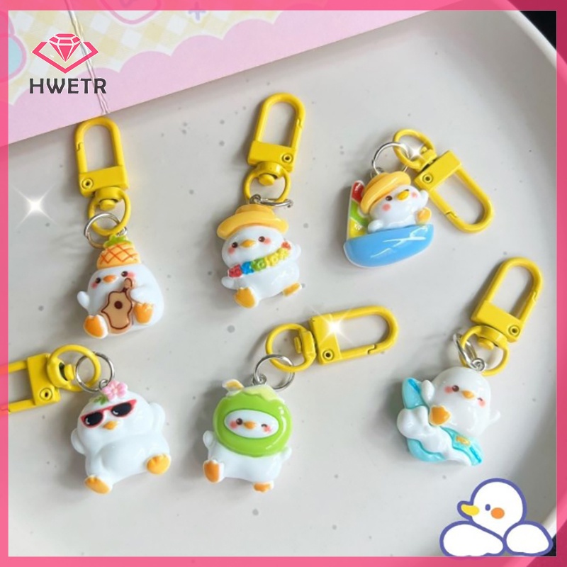 Móc Chìa Khóa Hình Vịt Xinh Xắn Dễ Thương Mới