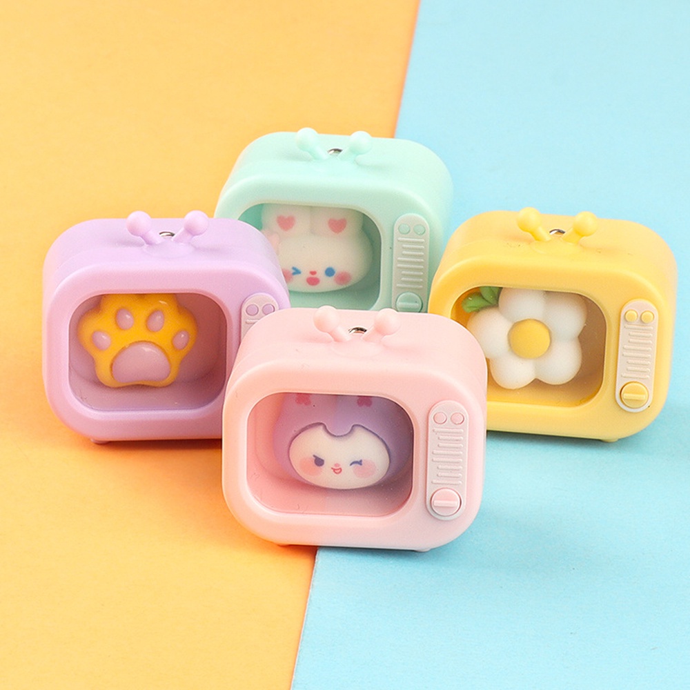 Móc Khóa Hình tv Hoạt Hình Có Đèn led Phát Sáng Dễ Thương