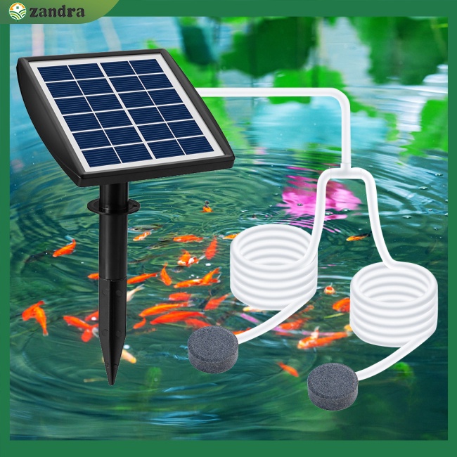 Máy Bơm Oxy Cho Bể Cá Dùng Năng Lượng Mặt Trời 3.7v 2200mah Tiện Dụng