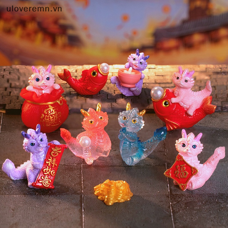 Uloveremn Tượng Rồng mini Dễ Thương Trang Trí Năm 2023