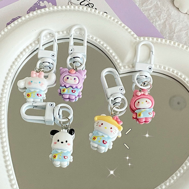 Sanrio Móc Khóa Hình Búp Bê Hoạt Hình my melody Bằng pvc Cho Nữ