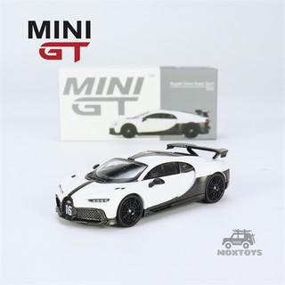 Mini gt mô hình xe hơi bugatti chiron pur màu trắng cỡ 1 / 64