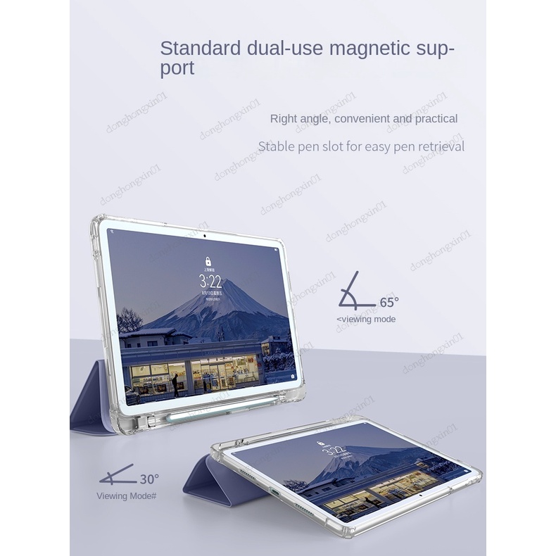 Bao Da Máy Tính Bảng tpu Mềm Trong Suốt Có Ngăn Đựng Bút Cho xiaomi pad 5 5 pro 11 "mi pad 6 pro 11 inch Giá Đỡ