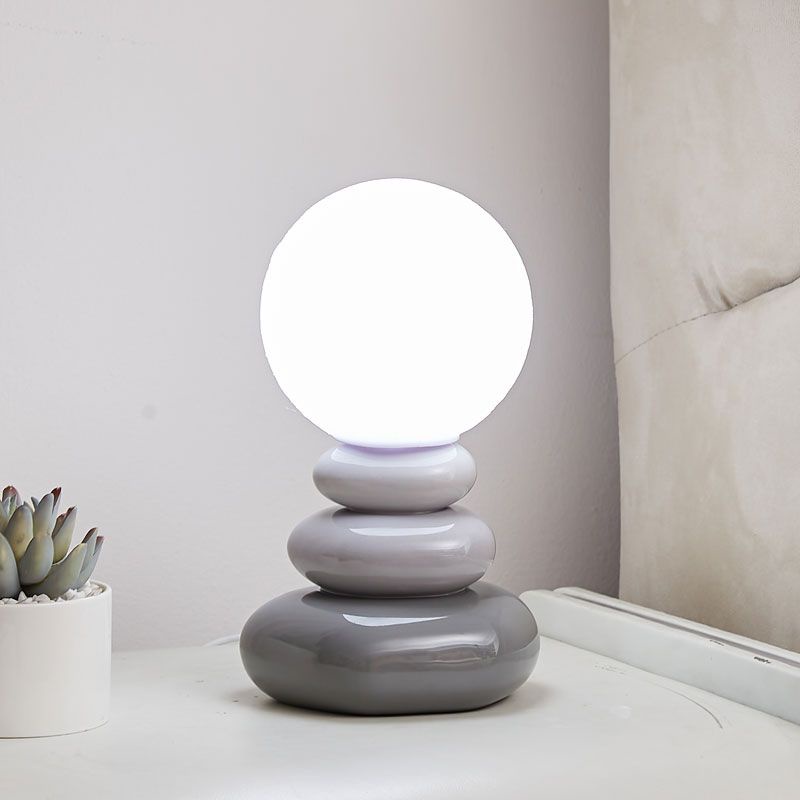 Enoughome Đèn Ngủ Đá Mặt Trăng Màu Sắc Cá Tính Phong Cách Bắc Âu Cao Cấp Cho Phòng Khách / Phòng Ngủ