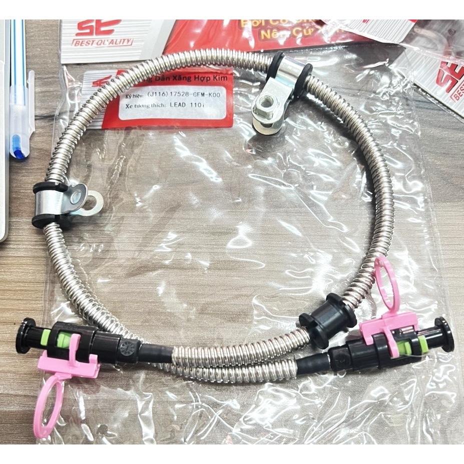 DÂY DẪN XĂNG BỌC THÉP XE LEAD VÀ SCR