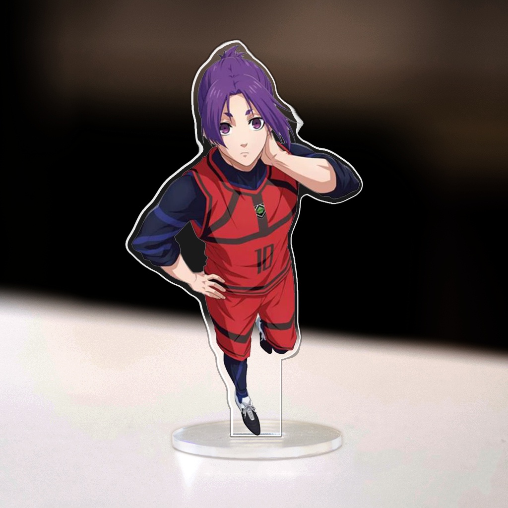Mô hình Standee Mica Arcrylic nhân vật Blue Lock Anime Manga Nhật Bản trang trí bàn làm việc góc học tập 15cm