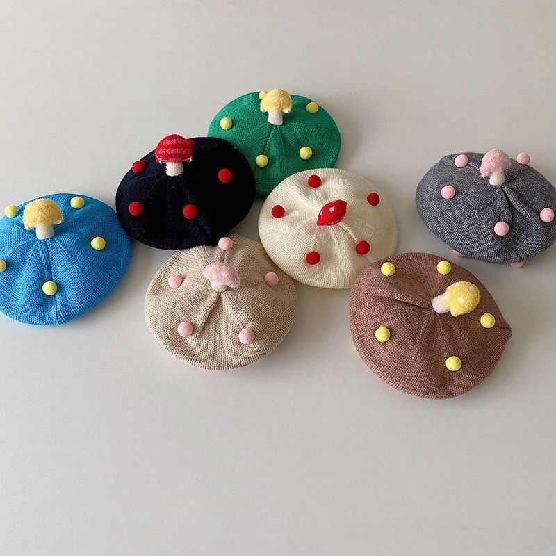 Mũ Nồi Len Dệt Kim Thời Trang Thu Đông Hàn Quốc Dành Cho Bé Trai Và Bé Gái