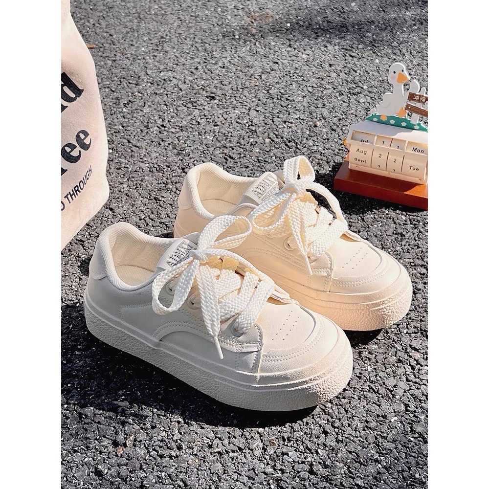 Giày thể thao nữ ADXY tăng chiều cao chất da đế sần 4cm