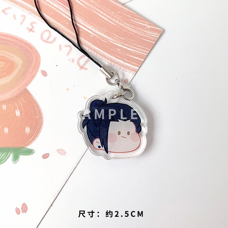 Chính tả Trở lại Ngoại vi Gojo Satoru Mặt dây chuyền điện thoại di động Nhật Bản Knotweed Móc khóa Fushiguro Megumi Mặt