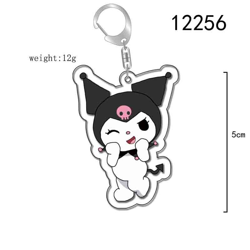 Móc chìa khóa Sanrio Kuromi Melody Pudding chó tai to dễ thương