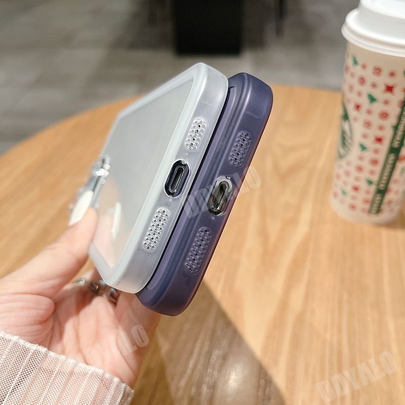 Ốp Điện Thoại Trong Suốt Chống Sốc Bảo Vệ Ống Kính Máy Ảnh Cho vivo y17s vivoy17s y 17s 4g 2023