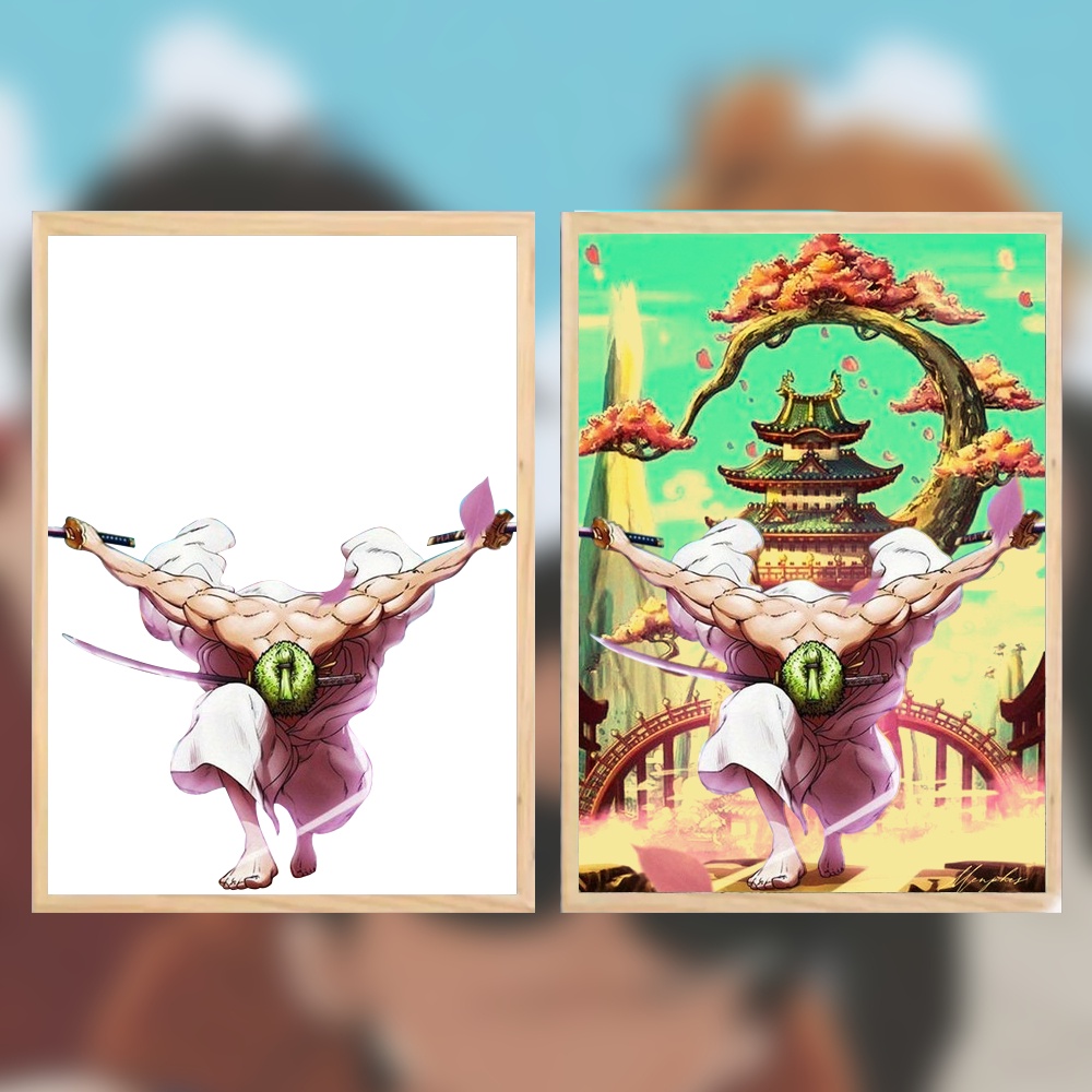 Tranh đèn led 3D ánh sáng đổi màu Luffy Gear 5 Ace Sabo One Piece Anime Manga Quote We have to live a lift of no regrets