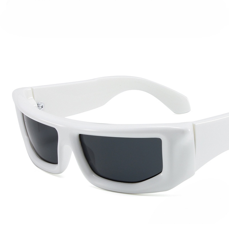 Y2k Kính Râm Tráng Gương Phong Cách punk Thể Thao Thời Trang Cho Nam Và Nữ