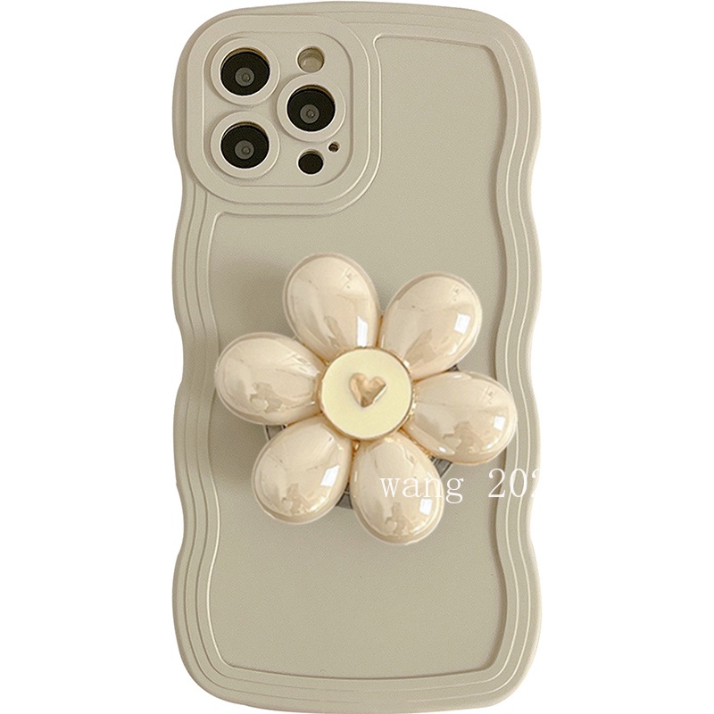 Ốp Điện Thoại Mềm Có Giá Đỡ Hình Cánh Hoa Trắng Cho xiaomi 13t xiaomi 13t pro 5g xiaomi 13t pro 5g