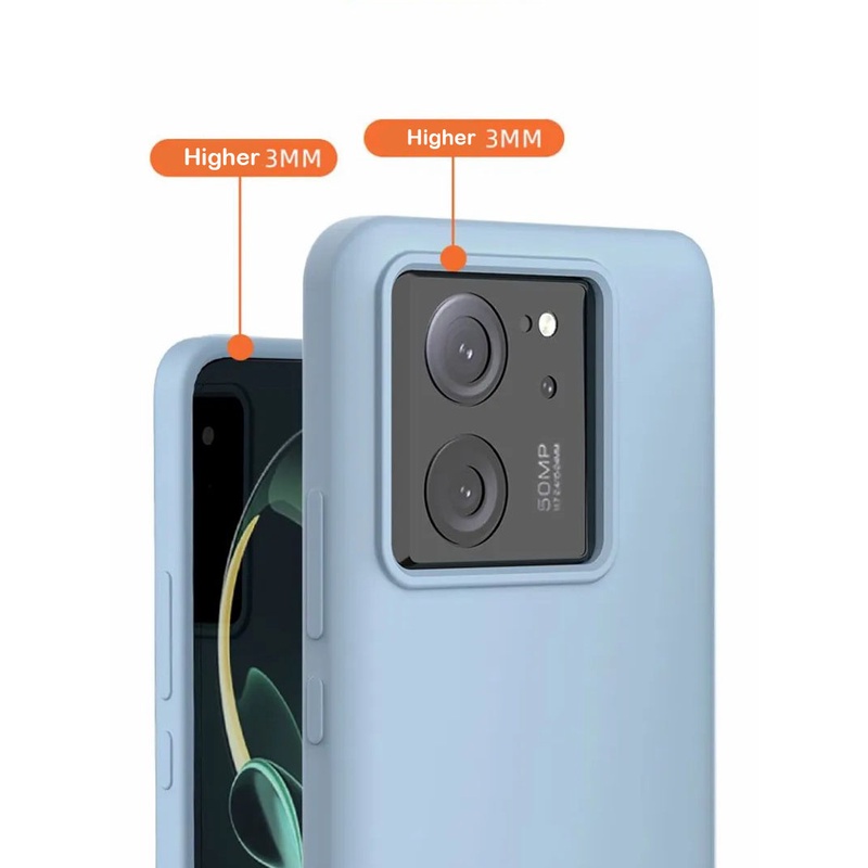 Bao Da Điện Thoại Bằng Silicon Chống Trượt Cho xiaomi 13t / 13t pro / redmi k60 ultra Ốp