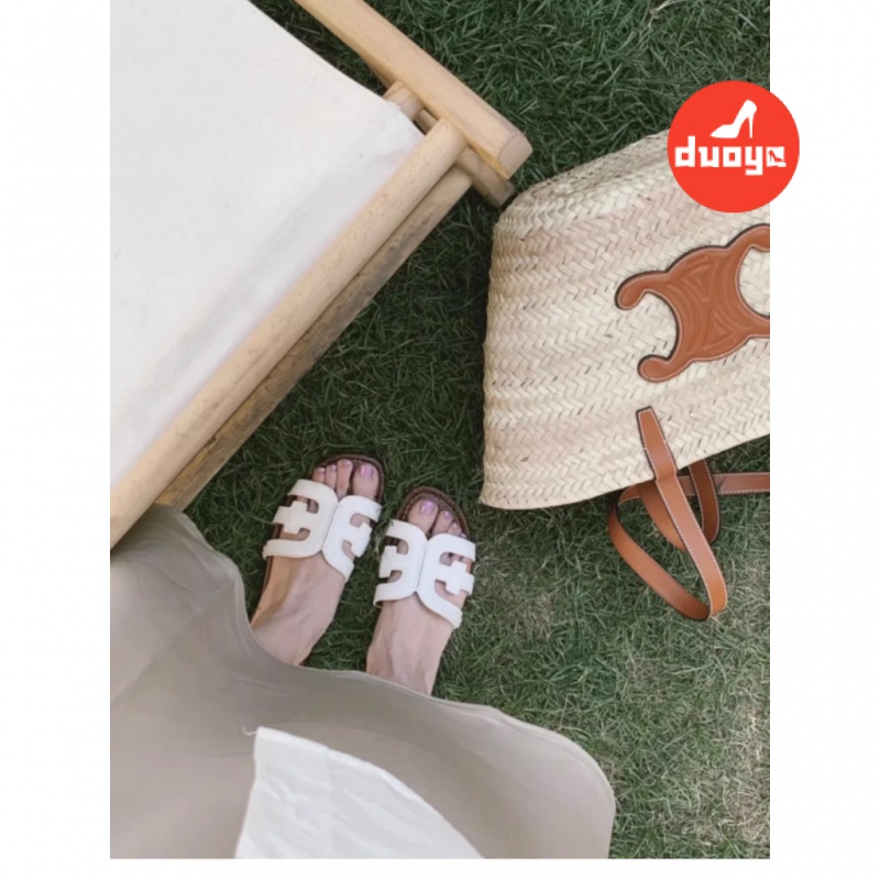 Duoya Hair Thẳng ~  Dép Sandal Da Mềm Chính Hãng Cho Nữ Đi Biển Mùa Hè Sanya Miễn Phí Vận Chuyển Hàng Từ Nhà Máy Chính Hãng ~ Hàng Từ Nước Ngoài Trời