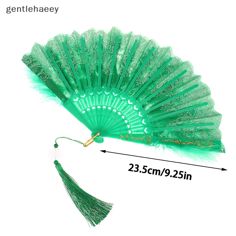 1 Chiếc Quạt Lông Vũ Hai Mặt Đầy Màu Sắc Trang Trí Tiệc Cưới