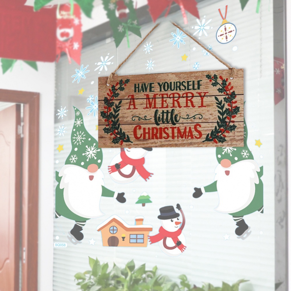 Phụ Kiện Treo Trang Trí Cây Thông Giáng Sinh Bằng Gỗ Dễ Thương Xinh Xắn