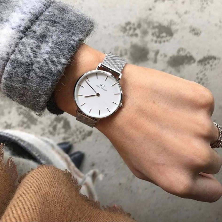 Combo Đồng Hồ Nữ Daniel Welington Classic Petite Dây Kim Loại Chính Hãng - Danielwatchstore .