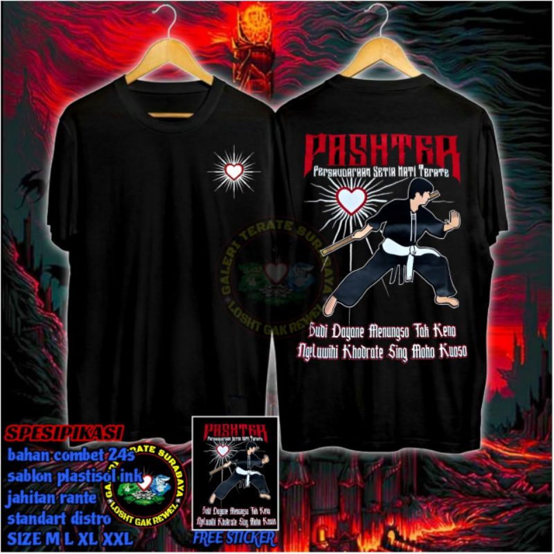 PASHTER T-SHIRTS-LOYAL BROTHERHOOD T-SHIRTS TERATE / KAOS PSHT DISTRO KEREN THIẾT KẾ MỚI