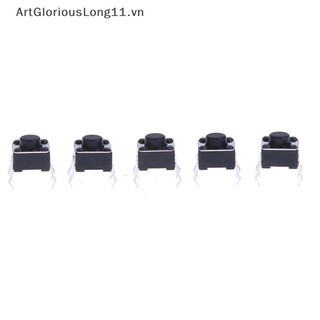 Set 20 Công Tắc Nút Nhấn 4 Chốt 6 * 6 * 5mm
