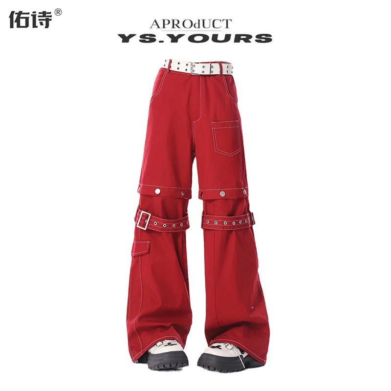Quần Yếm Jean Ống Rộng Phong Cách Âu Mỹ Thời Trang Mùa Thu Hàng Mới Dành Cho Bạn Nữ 9qqd