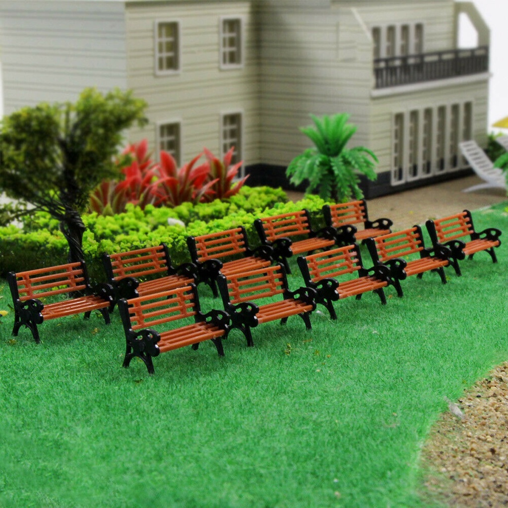 Set 10 Mô Hình Ghế Công Viên 1: 87 Chất Lượng Cao