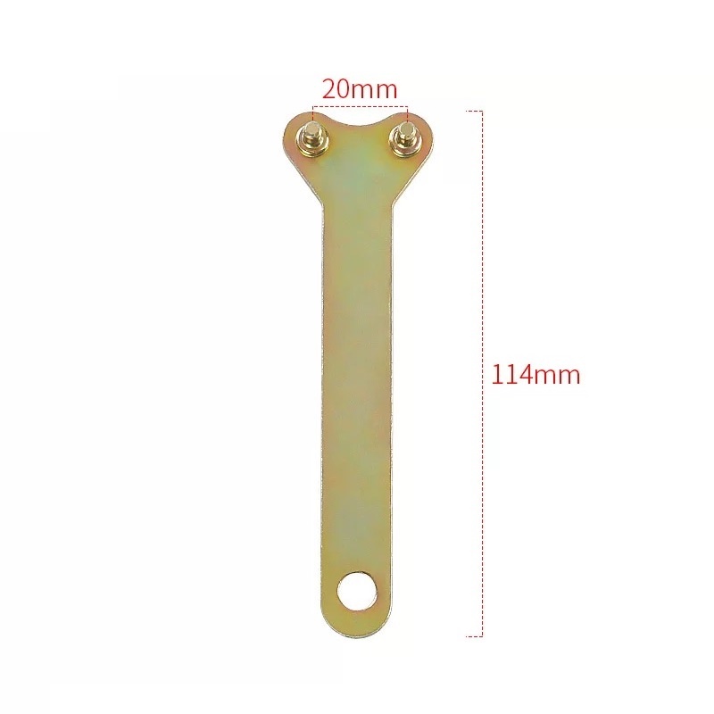 Cờ lê chỉnh máy cắt mài cầm tay, tay mở máy mài 2 chấu, khóa mở lưỡi cắt mài 100mm